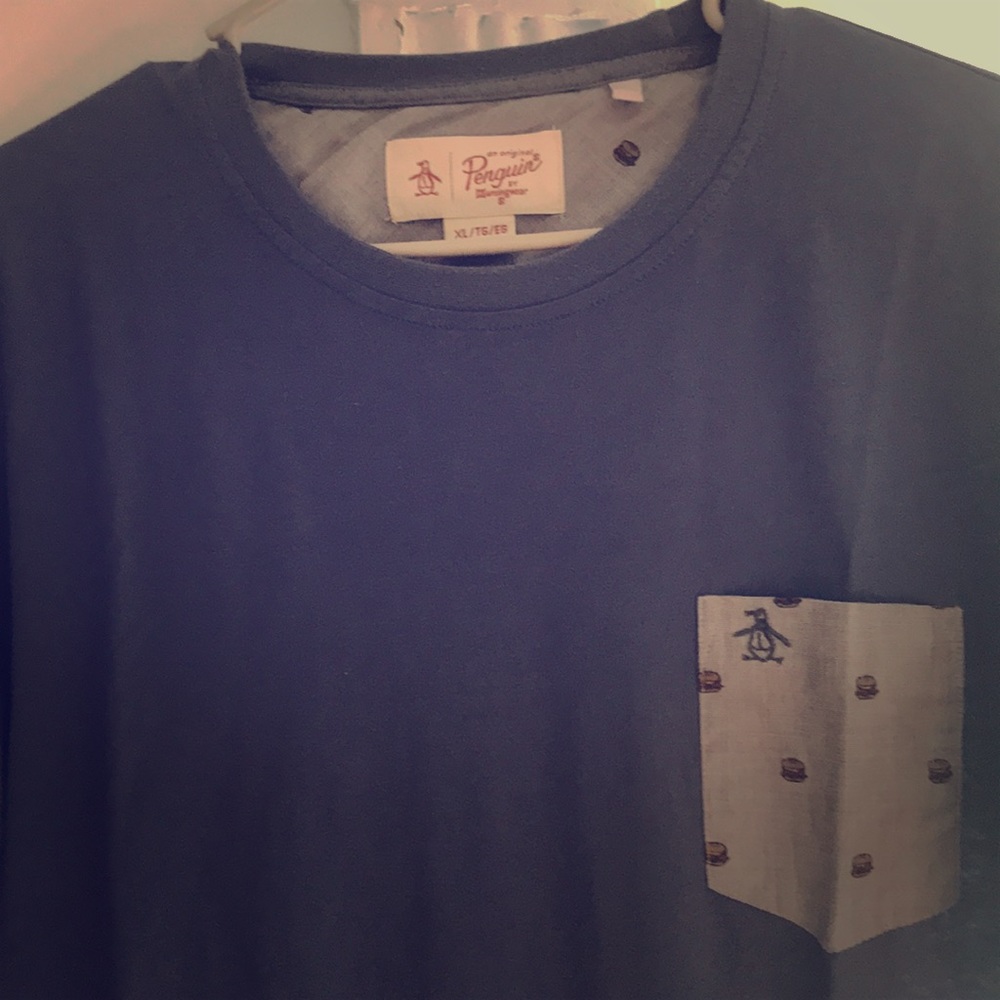 Penguin Hamburger pocket T